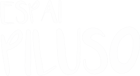 Logo espai piluso blanco